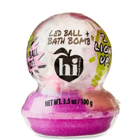 Hi Peach Layne LED Bouncy Ball & Donut Bath-bomb Sets. Includes 3 Bath Bombs. - Picture 4 of 5